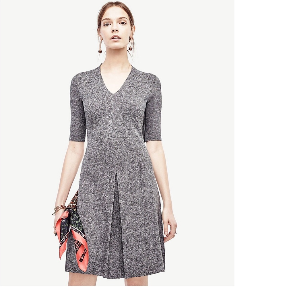 COPY - Ann Taylor | Gray Skater Dress